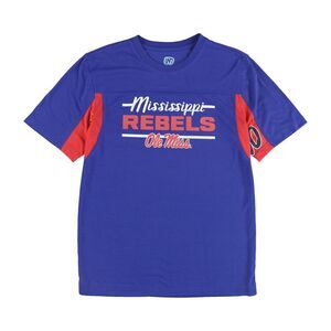 Hands High Womens Mississippi Rebels Graphic T-Shirt, Blue, NWT